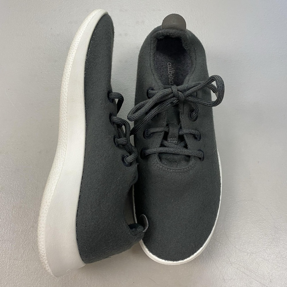 Allbirds Wool Runner Shoes Womens 8 Gray Lace Up Merino Wool Casual Sneakers